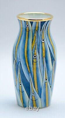 MOORCROFT ENAMEL Fish Shoal Limited Edition 29/250 By Emma Bossons