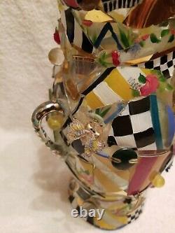 Mackenzie Childs HURRICAN GLASS SHARDS SHADE RARE! 1991