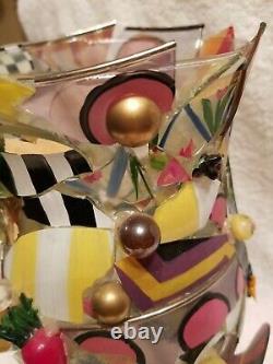 Mackenzie Childs HURRICAN GLASS SHARDS SHADE RARE! 1991