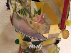 Mackenzie Childs HURRICAN GLASS SHARDS SHADE RARE! 1991