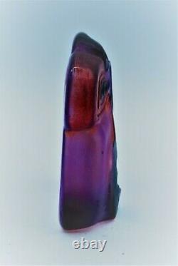 Maleras Mats Jonasson Art Object Masq Ideo In Redand Purple. Signed