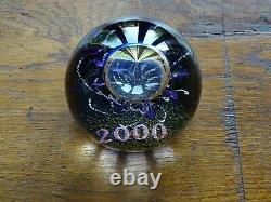Massive LIMITED EDITION 222/250 Caithness Glass Paperweight MILLENNIUM Voyager