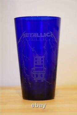 Metallica Etched Glass Limited edition glass Metallica RR