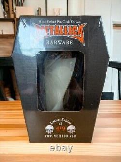 Metallica Hand-Etched Glass 2005 Members limited edition rare NEW JP