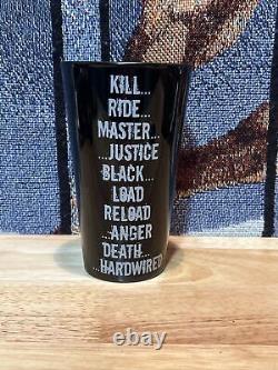 Metallica Limited Edition Black Album Etched Pint Glass