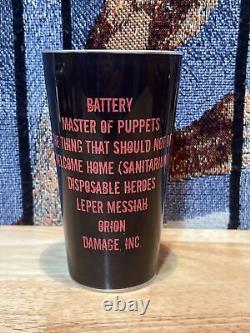 Metallica Limited Edition Master Of Puppets Etched Pint Glass