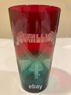 Metallica Limited Edition Master Of Puppets Etched Pint Glass Metclub