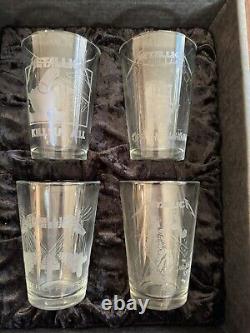 Metallica MetClub Pint Glass Set LIMITED EDITION out of production