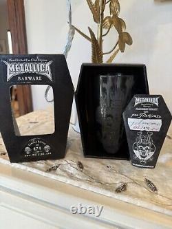 Metallica Pushead Glass Chopsticks- LIMITED EDITION MetClub 386/479