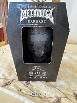 Metallica Pushead Glass Chopsticks- LIMITED EDITION MetClub 386/479