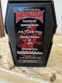 Metallica Pushead Glass Damaged Justice- LIMITED EDITION MetClub 452/479