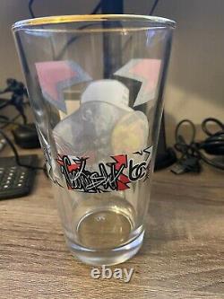 Michael Jordan That MJ Glass by Vera Twins Beer Canvas Chicago Bulls Glassware