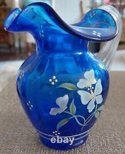 Mint #523 Signed & Dated Dan Fenton 2000 HP Limited Edition Floral Pitcher Vase