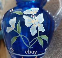 Mint #523 Signed & Dated Dan Fenton 2000 HP Limited Edition Floral Pitcher Vase