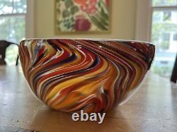 Missoni for Target 2011 Limited Edition Handblown Art Glass Serving Bowl