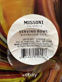 Missoni for Target 2011 Limited Edition Handblown Art Glass Serving Bowl