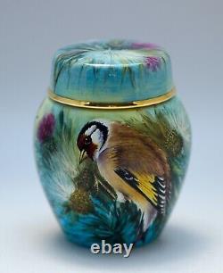 Moorcroft Enamels Goldfinches Ltd Edition 4/50 By Nigel Creed