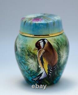 Moorcroft Enamels Goldfinches Ltd Edition 4/50 By Nigel Creed