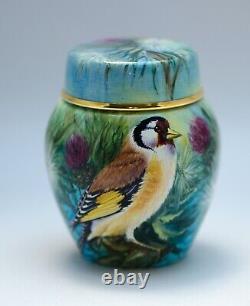 Moorcroft Enamels Goldfinches Ltd Edition 4/50 By Nigel Creed