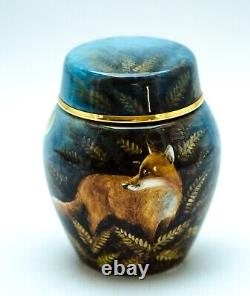 Moorcroft Enamels The Fox Ltd Edition 20/50 By Terry Halloran