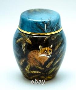 Moorcroft Enamels The Fox Ltd Edition 20/50 By Terry Halloran