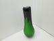 Murano Signed Limited Edition Tosi Italian Green And Black Glass Vase No 26/200