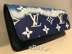 NEW 2020 Auth LOUIS VUITTON ESCALE bag sun GLASSES CASE LTD TIE DIE Wallet Pouch