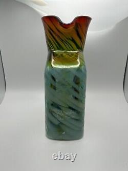 NEW Blenko Glass Water Bottle 384 SPECIAL LIMITED EDITION Dart Frog Coral