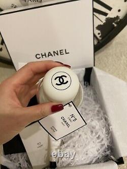 NEW Chanel Factory No. 5 Leau Glass Limited Edition Water Bottle & Gift