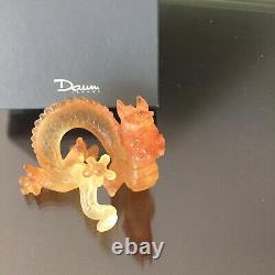 NEW Daum from France-Dragon Pate De Verre Crystal Limited Edition