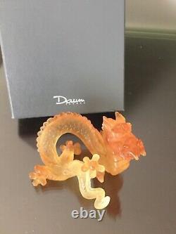 NEW Daum from France-Dragon Pate De Verre Crystal Limited Edition