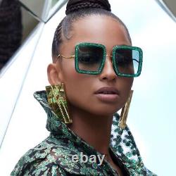 NWB ANNA-KARIN KARLSSON BEAMING SKY Leopard SUNGLASSES $1325 Limited Edition