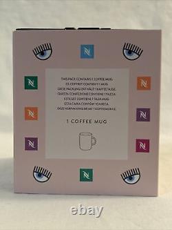 Nespresso x Chiara Ferragni LIMITED EDITION NEW GLASS COFFEE MUG Cup US SELLER