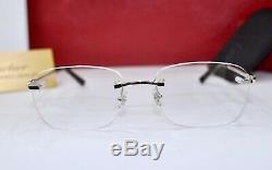 New Cartier Rimless Oscar Limited EDITION 0,16 ct x 2 Sunglasses Occhiali Frame