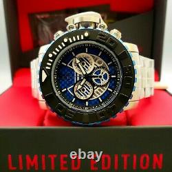 New Invicta JT 58mm Men Sea Hunter Gen II Steel Blue Glass Fiber Swiss Mvt Watch