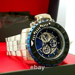 New Invicta JT 58mm Men Sea Hunter Gen II Steel Blue Glass Fiber Swiss Mvt Watch