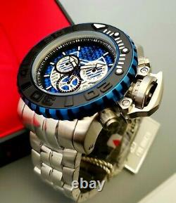 New Invicta JT 58mm Men Sea Hunter Gen II Steel Blue Glass Fiber Swiss Mvt Watch