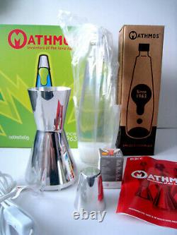 New Mathmos Astro Baby Limited Edition Lava Lamp Clear Liquid & White Lava