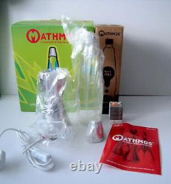 New Mathmos Astro Baby Limited Edition Lava Lamp Clear Liquid & White Lava
