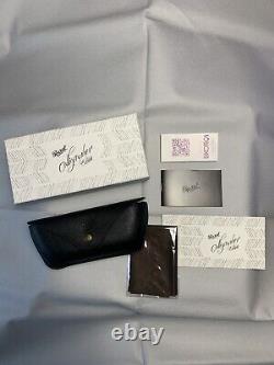 New Persol Eyeglasses Sunglasses Leather Black Calligrapher Limited Edition Case