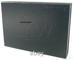 New! RAW Rolling Papers CRYSTAL GLASS ROLLING TRAY 6+ LBS LIMITED EDITION 9X12