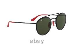 New Rayban Sunglasses 3647m Black/green G-15 F02831 Ferrari Limited Edition