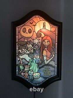 Nightmare Before Christmas Limited Edition Illuminated Stained Glass Bradford