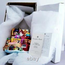 OOAK GIFT No. 1 Radko JUMBO LE 1/75 Xmas Ornament MARSHALL FIELDS 2002 TOY CHEST