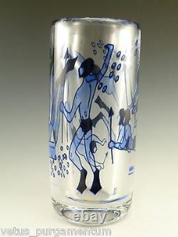 ORREFORS Glass Olle Alberius Graal Vase Pearl Fishermen 9 1/2