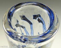 ORREFORS Glass Olle Alberius Graal Vase Pearl Fishermen 9 1/2