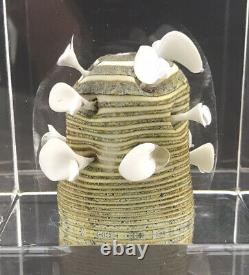 Oiva Toikka Limited Edition 1981 Art Glass Cube Nuutajarvi 695/1000 Excellent