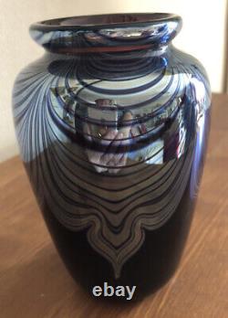 Okra Glass Vase. Vintage 1985 And Number 11 Of A Limited Edition