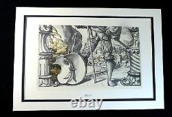 Old Master Drawing Hans Holbein Stained Glass Detail Rare Limited Edition Print