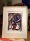 Pablo Picasso Girl In A Mirror Limited Edition Artwork In Golden Glass Frame